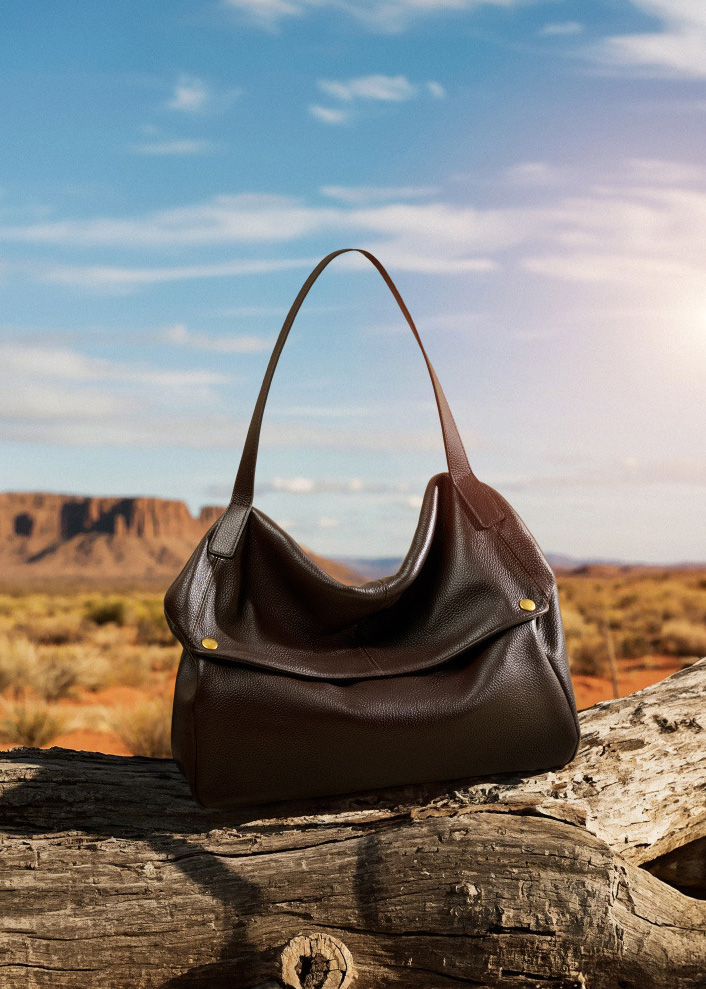 DEEPKEE original nubuck handmade full-grain genuine leather cowhide bag 真皮大包歐美風軟皮トートバッグ簡約休閒女包 2957 號