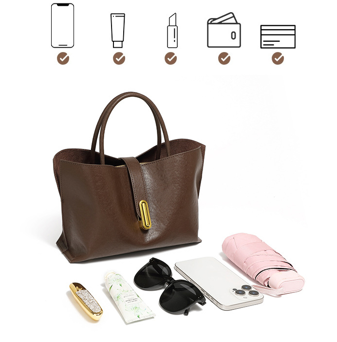 DEEPKEE original nubuck handmade full-grain genuine leather cowhide bag 頭層植鞣牛皮小眾時尚通勤手提包 女士斜挎包 2969 號