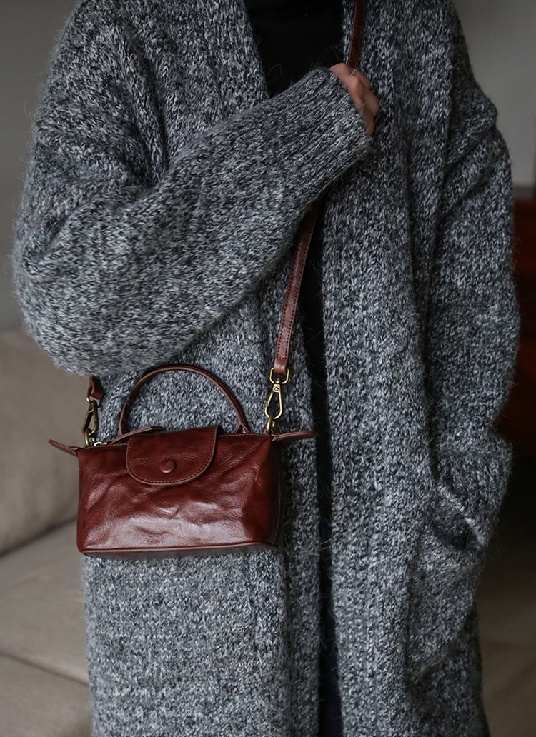 香港狄記皮具 狄記 原創真皮手工 ins郵差包 ins風格包包 頭層牛皮包包 皮革 原創手工真皮 皮件 DEEPKEE 復古真皮手工包