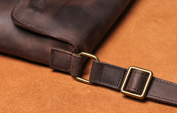 香港狄記皮具 狄記 原創真皮手工 ins郵差包 ins風格包包 頭層牛皮包包 皮革 原創手工真皮 皮件 DEEPKEE 復古真皮手工包