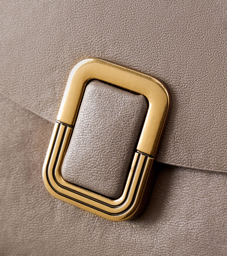 DEEPKEE original nubuck handmade full-grain genuine leather cowhide bag 美拉德手提真皮女包 小眾高級感單肩斜挎包 3037 號