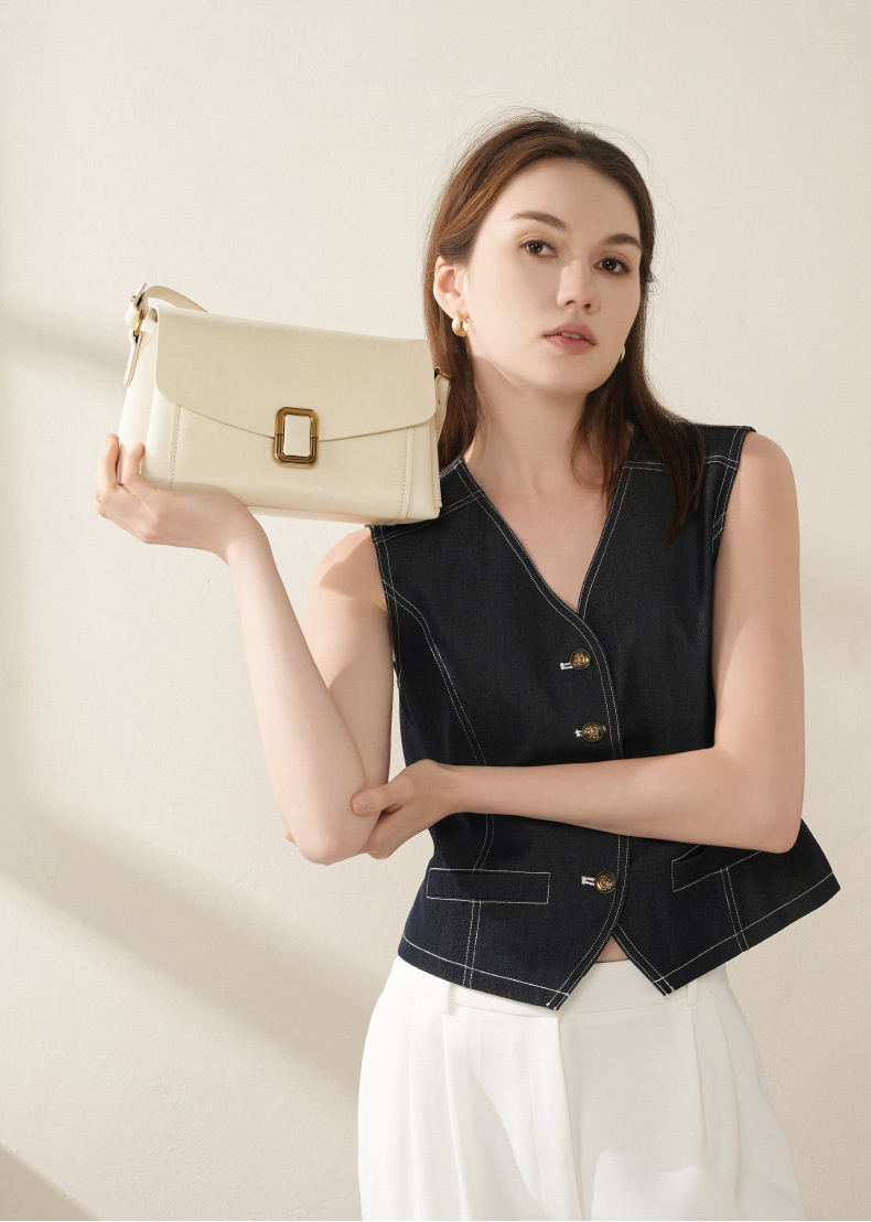 DEEPKEE original nubuck handmade full-grain genuine leather cowhide bag 美拉德手提真皮女包 小眾高級感單肩斜挎包 3037 號