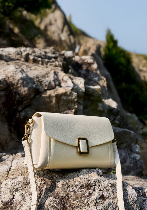 DEEPKEE original nubuck handmade full-grain genuine leather cowhide bag 美拉德手提真皮女包 小眾高級感單肩斜挎包 3037 號