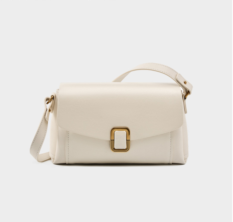 DEEPKEE original nubuck handmade full-grain genuine leather cowhide bag 美拉德手提真皮女包 小眾高級感單肩斜挎包 3037 號