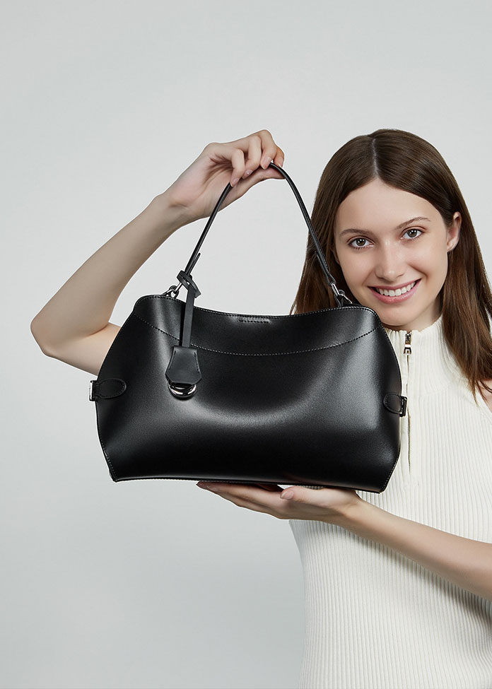 DEEPKEE original nubuck handmade full-grain genuine leather cowhide bag 真皮高級感手提包 3067 號