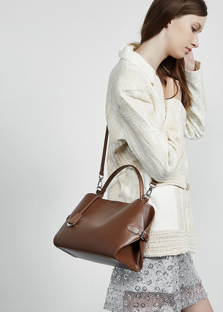 DEEPKEE original nubuck handmade full-grain genuine leather cowhide bag 真皮高級感手提包 3067 號