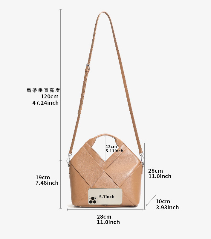 DEEPKEE original nubuck handmade full-grain genuine leather cowhide bag 頭層真皮編織包軟皮手提斜挎包 3112 號