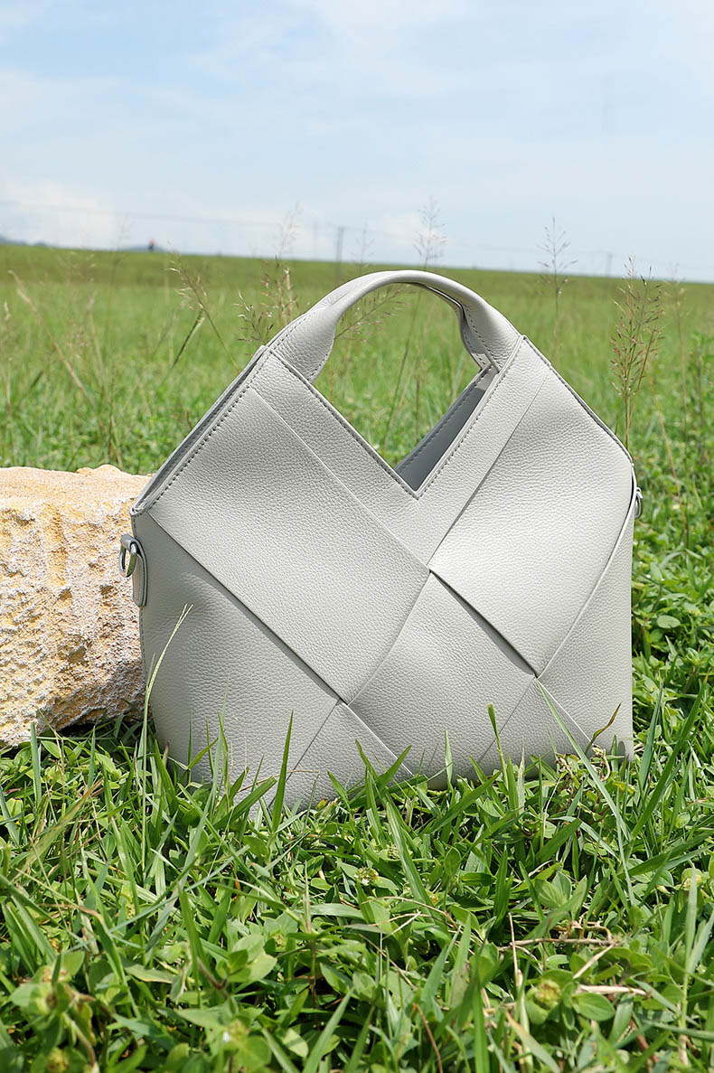 DEEPKEE original nubuck handmade full-grain genuine leather cowhide bag 頭層真皮編織包軟皮手提斜挎包 3112 號