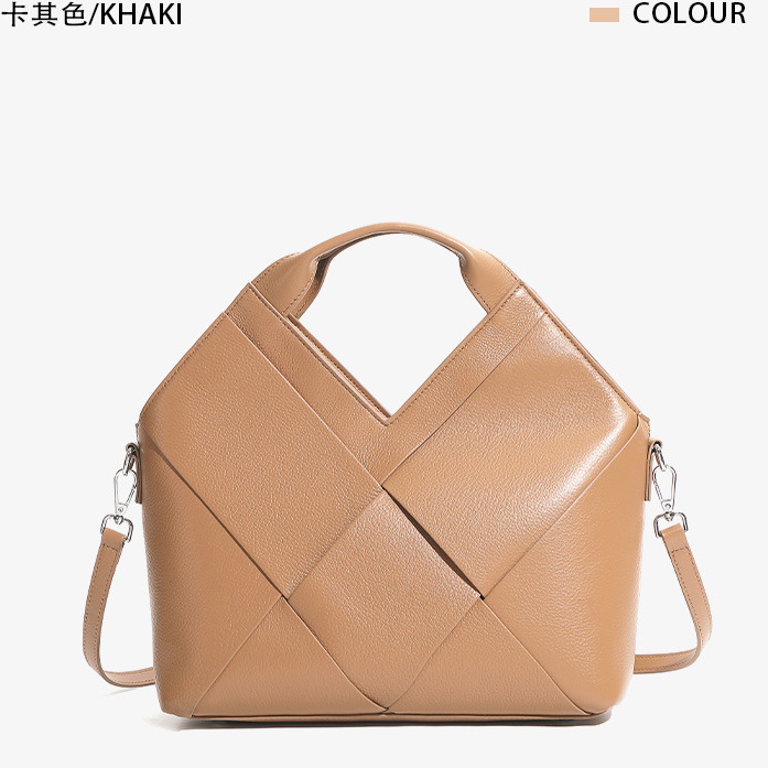 DEEPKEE original nubuck handmade full-grain genuine leather cowhide bag 頭層真皮編織包軟皮手提斜挎包 3112 號