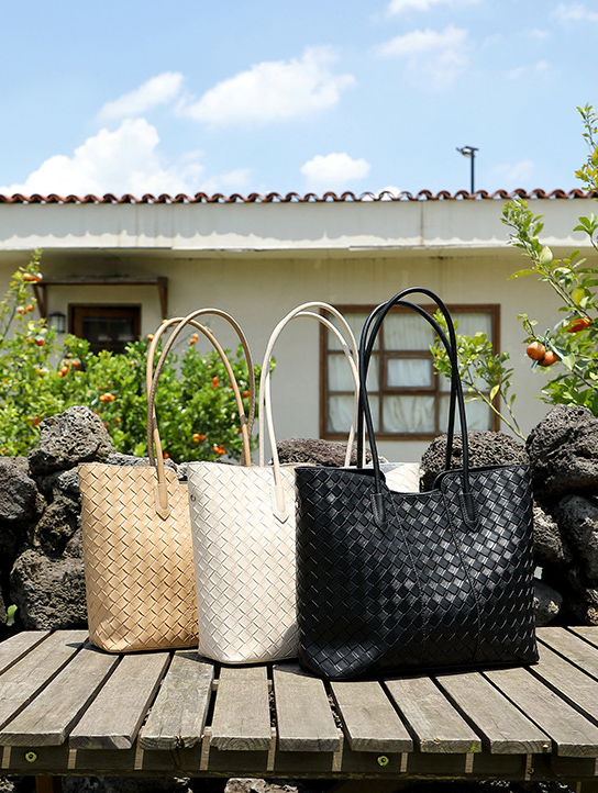 DEEPKEE original nubuck handmade full-grain genuine leather cowhide bag 真皮編織包 3152號