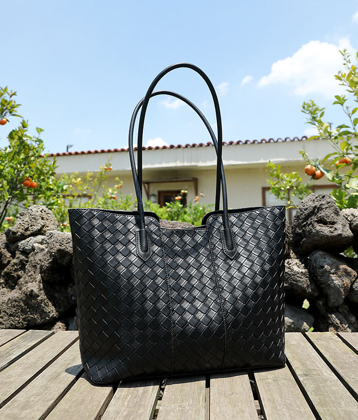 DEEPKEE original nubuck handmade full-grain genuine leather cowhide bag 真皮編織包 3152號