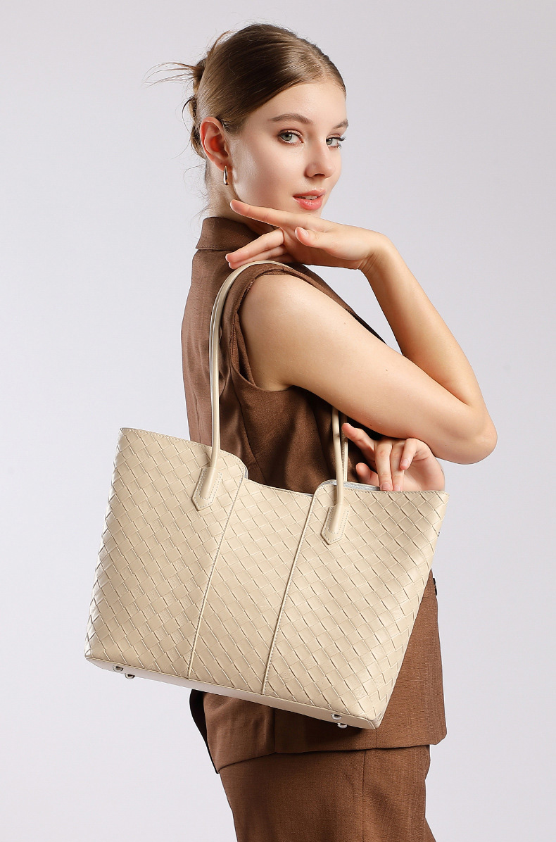 DEEPKEE original nubuck handmade full-grain genuine leather cowhide bag 真皮編織包 3152號