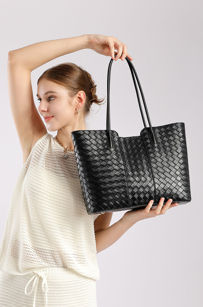 DEEPKEE original nubuck handmade full-grain genuine leather cowhide bag 真皮編織包 3152號