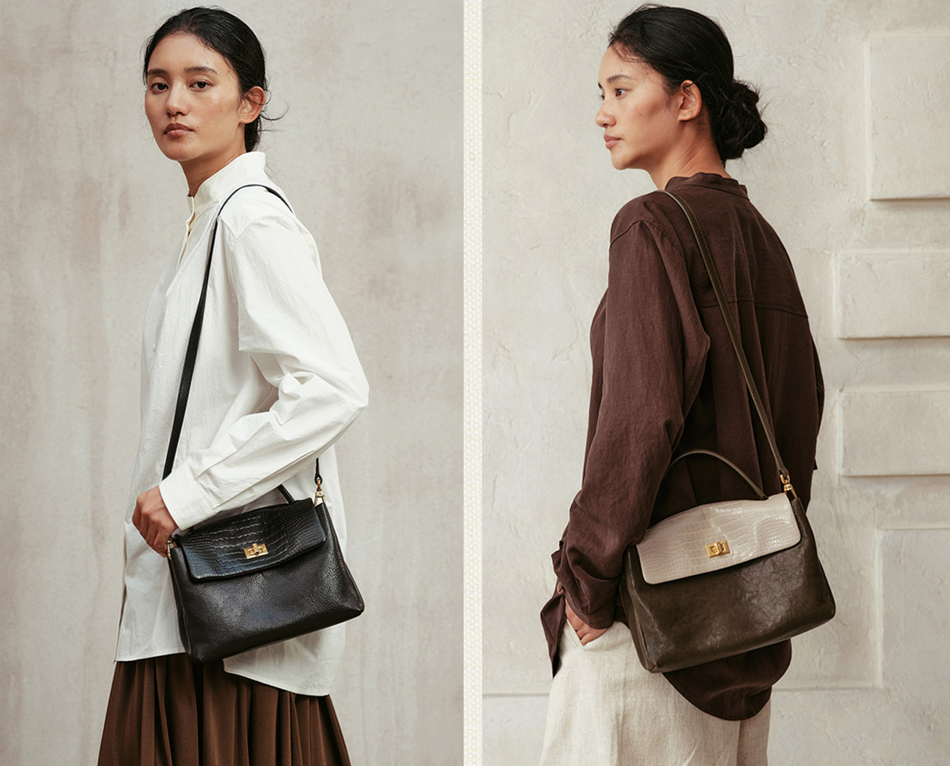 DEEPKEE original nubuck handmade full-grain genuine leather cowhide bag 頭層植鞣牛皮拼色手提包 3158 號