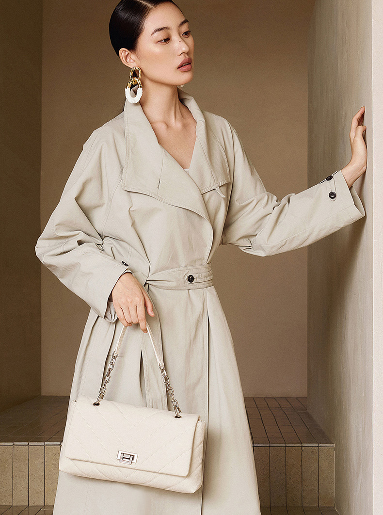 DEEPKEE original nubuck handmade full-grain genuine leather cowhide bag シャネル真皮單肩包斜挎包女包 3169 號