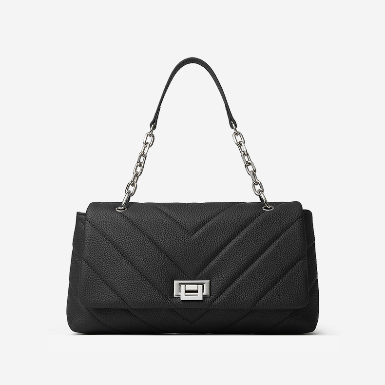 DEEPKEE original nubuck handmade full-grain genuine leather cowhide bag シャネル真皮單肩包斜挎包女包 3169 號