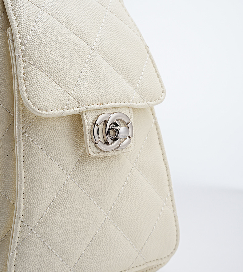 DEEPKEE original nubuck handmade full-grain genuine leather cowhide bag 菱格真皮單肩腋下流浪水桶抽繩包 3173 號