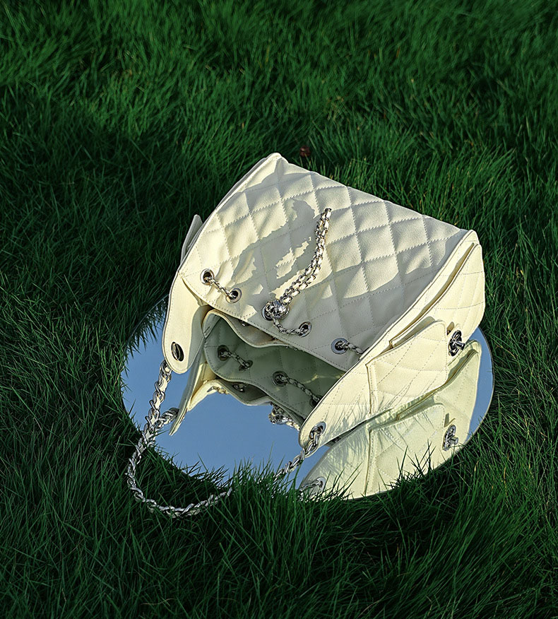 DEEPKEE original nubuck handmade full-grain genuine leather cowhide bag 菱格真皮單肩腋下流浪水桶抽繩包 3173 號