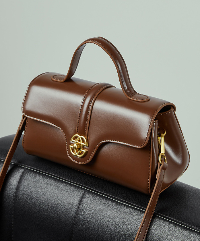 DEEPKEE original nubuck handmade full-grain genuine leather cowhide bag 輕奢真皮包 斜挎手提單肩包 3201 號