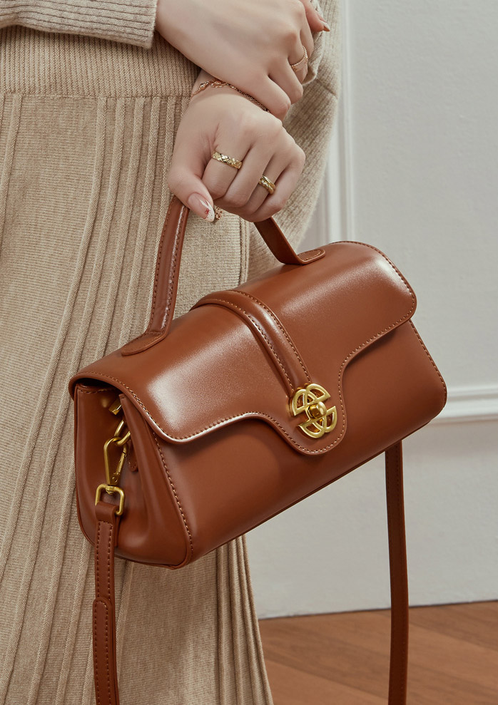 DEEPKEE original nubuck handmade full-grain genuine leather cowhide bag 輕奢真皮包 斜挎手提單肩包 3201 號