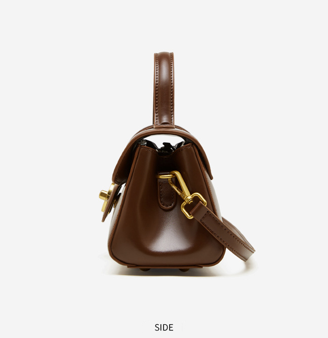 DEEPKEE original nubuck handmade full-grain genuine leather cowhide bag 輕奢真皮包 斜挎手提單肩包 3201 號