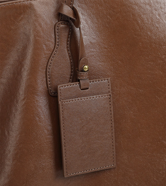DEEPKEE original nubuck handmade full-grain genuine leather cowhide bag 頭層植鞣真皮小眾大容量高級質感通勤單肩包 3205 號