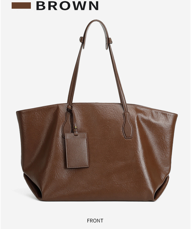 DEEPKEE original nubuck handmade full-grain genuine leather cowhide bag 頭層植鞣真皮小眾大容量高級質感通勤單肩包 3205 號