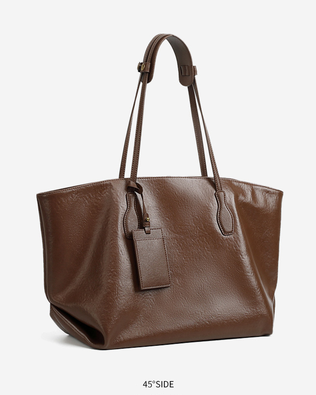 DEEPKEE original nubuck handmade full-grain genuine leather cowhide bag 頭層植鞣真皮小眾大容量高級質感通勤單肩包 3205 號