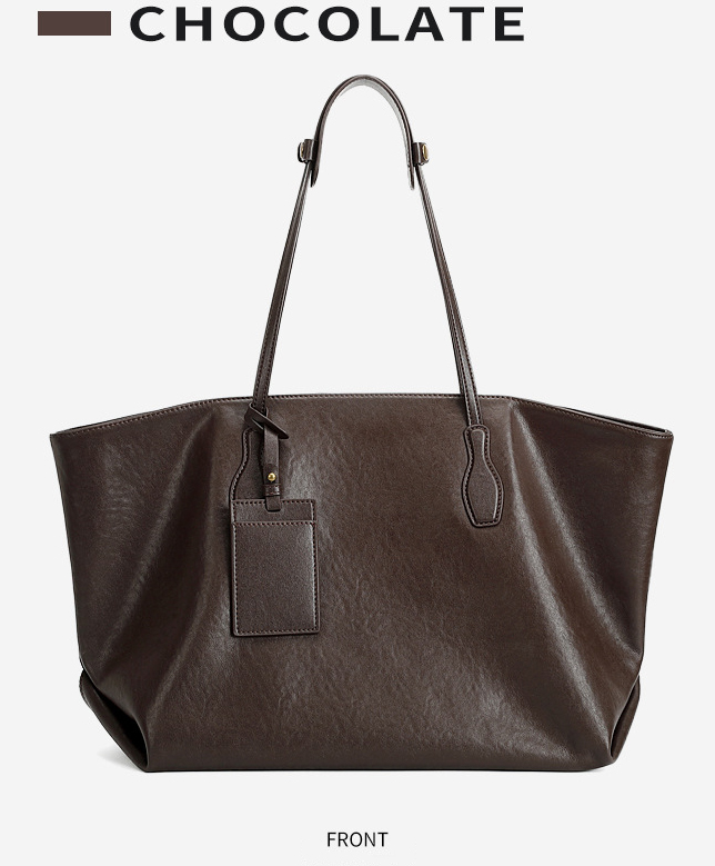 DEEPKEE original nubuck handmade full-grain genuine leather cowhide bag 頭層植鞣真皮小眾大容量高級質感通勤單肩包 3205 號