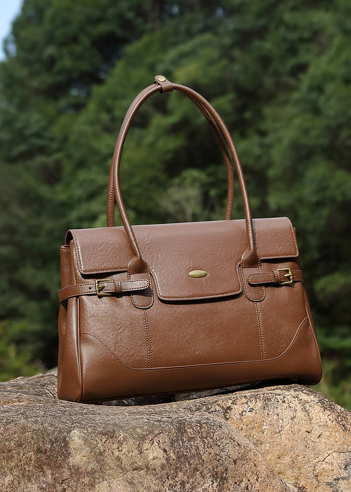 DEEPKEE original nubuck handmade full-grain genuine leather cowhide bag 簡約頭層牛皮真皮大容量復古手提單肩腋下托特包 3207 號