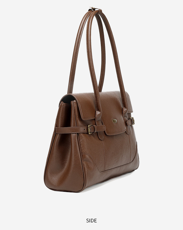 DEEPKEE original nubuck handmade full-grain genuine leather cowhide bag 簡約頭層牛皮真皮大容量復古手提單肩腋下托特包 3207 號