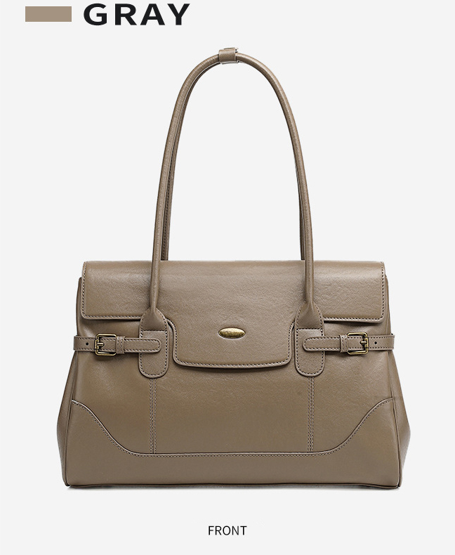 DEEPKEE original nubuck handmade full-grain genuine leather cowhide bag 簡約頭層牛皮真皮大容量復古手提單肩腋下托特包 3207 號