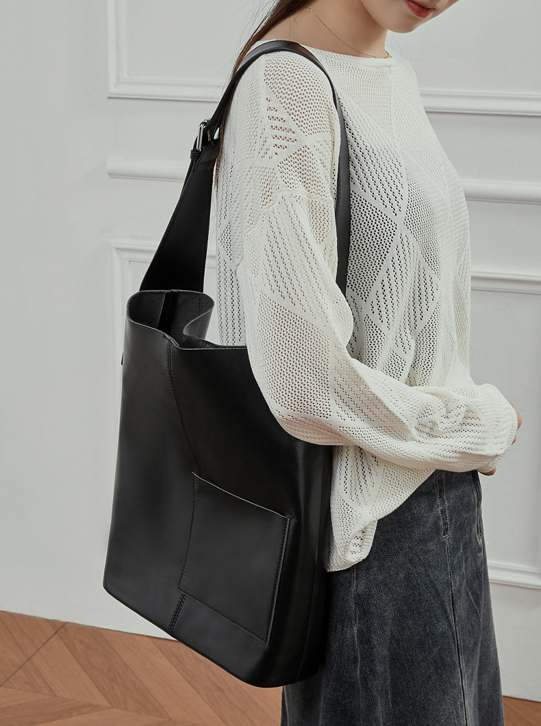 DEEPKEE original nubuck handmade full-grain genuine leather cowhide bag 頭層植鞣牛皮大包 真皮托特包 單肩手提包 3229 號