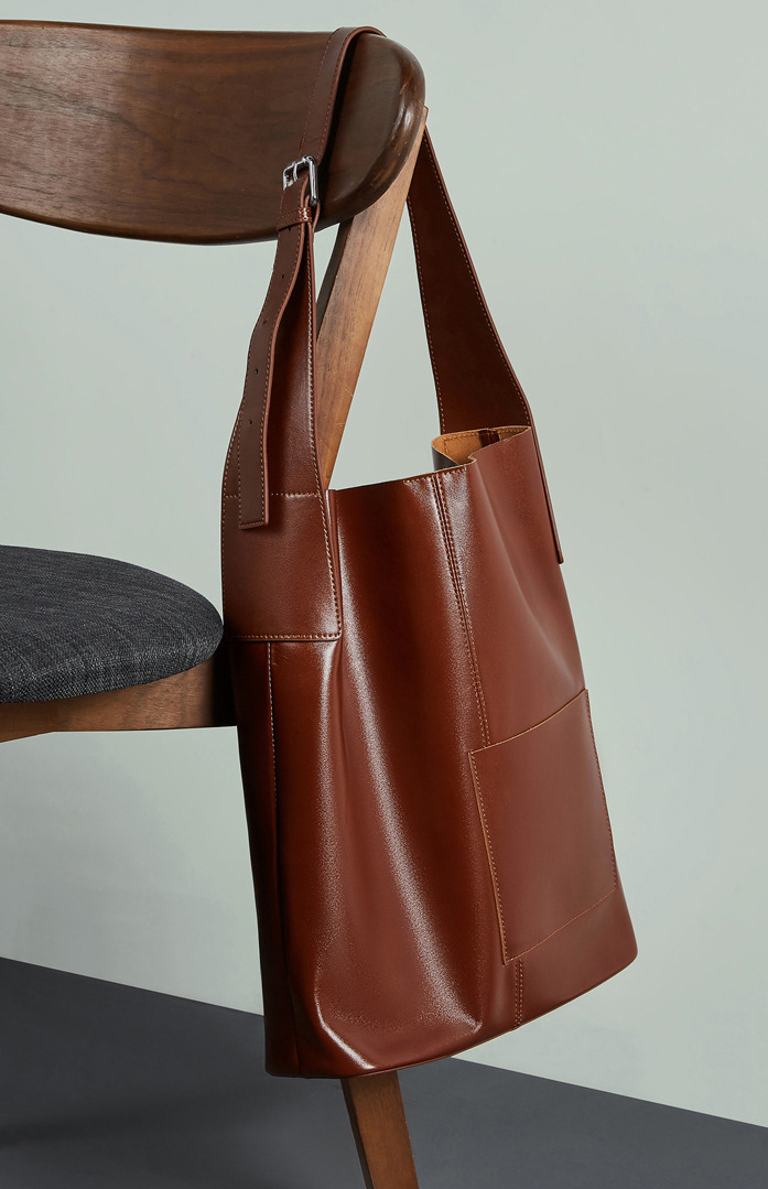 DEEPKEE original nubuck handmade full-grain genuine leather cowhide bag 頭層植鞣牛皮大包 真皮托特包 單肩手提包 3229 號