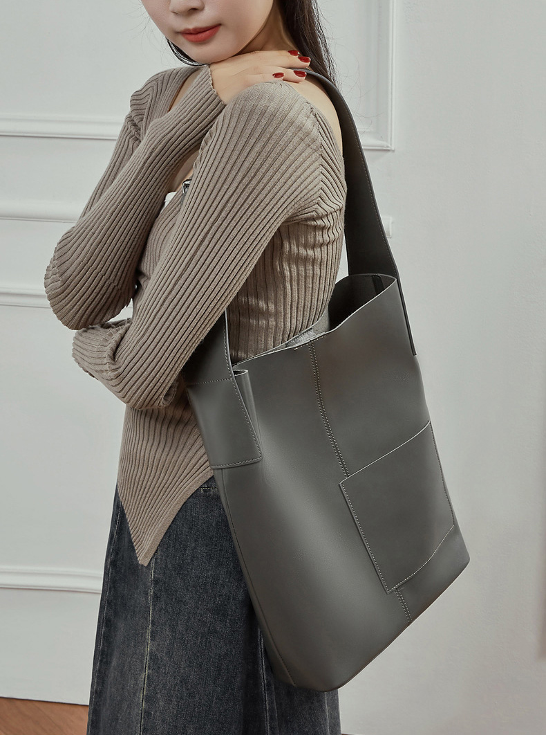 DEEPKEE original nubuck handmade full-grain genuine leather cowhide bag 頭層植鞣牛皮大包 真皮托特包 單肩手提包 3229 號