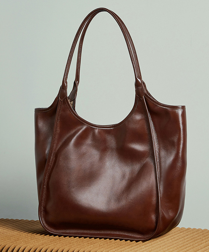 DEEPKEE original nubuck handmade full-grain genuine leather cowhide bag 头层牛皮大容量单肩包3230號