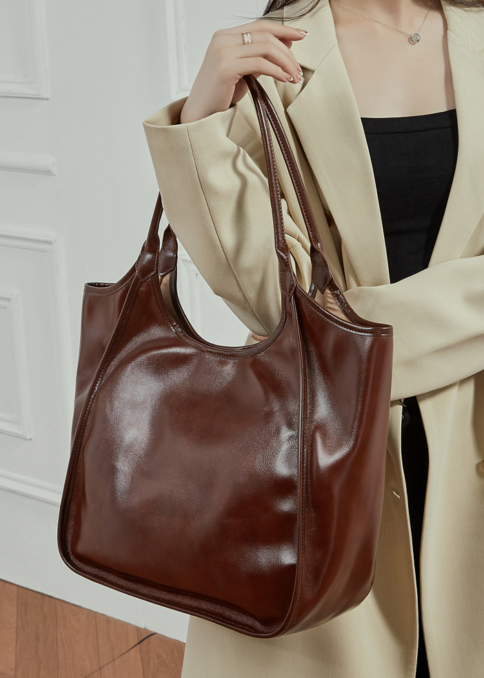 DEEPKEE original nubuck handmade full-grain genuine leather cowhide bag 头层牛皮大容量单肩包3230號