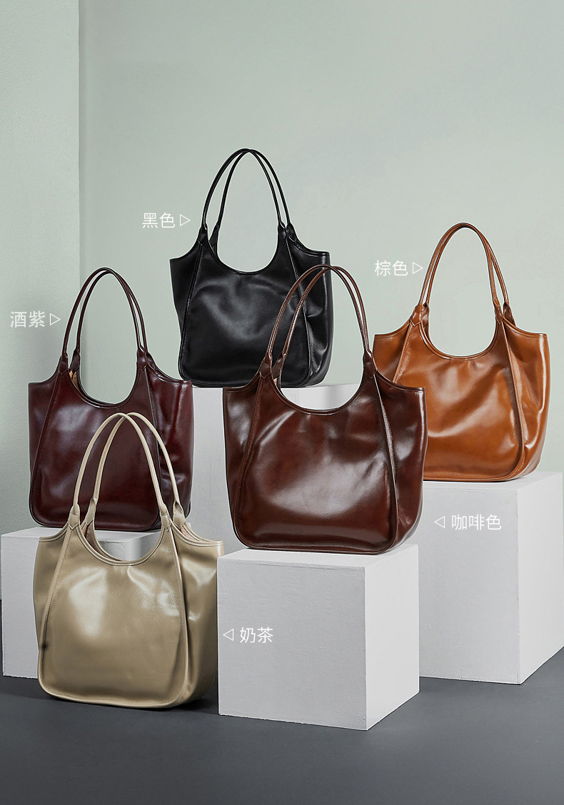 DEEPKEE original nubuck handmade full-grain genuine leather cowhide bag 头层牛皮大容量单肩包3230號