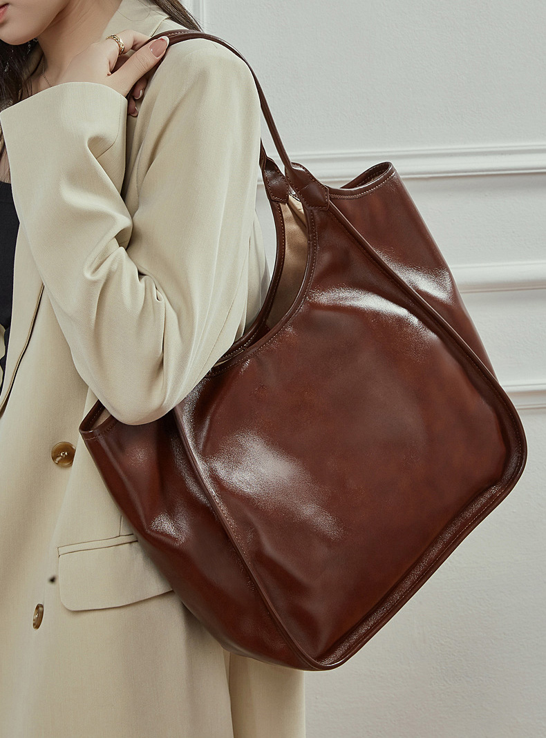 DEEPKEE original nubuck handmade full-grain genuine leather cowhide bag 头层牛皮大容量单肩包3230號