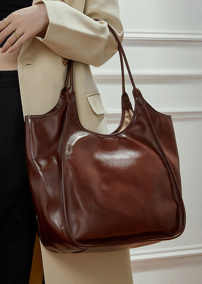 DEEPKEE original nubuck handmade full-grain genuine leather cowhide bag 头层牛皮大容量单肩包3230號
