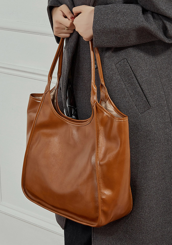 DEEPKEE original nubuck handmade full-grain genuine leather cowhide bag 头层牛皮大容量单肩包3230號