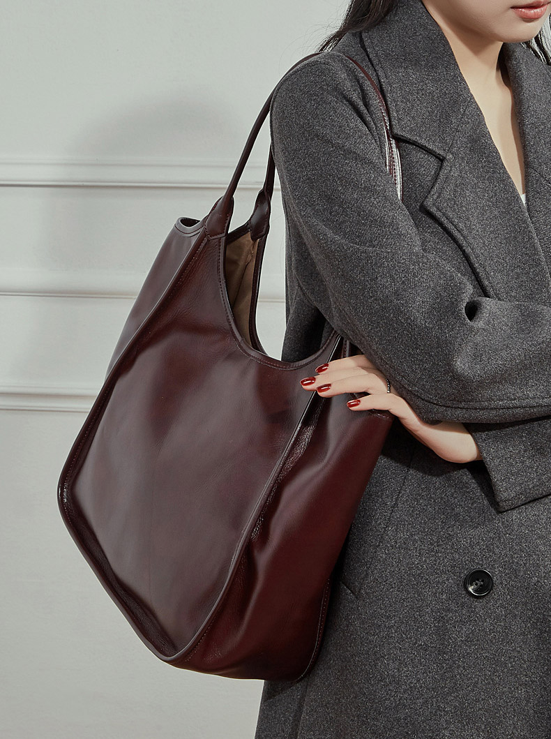 DEEPKEE original nubuck handmade full-grain genuine leather cowhide bag 头层牛皮大容量单肩包3230號