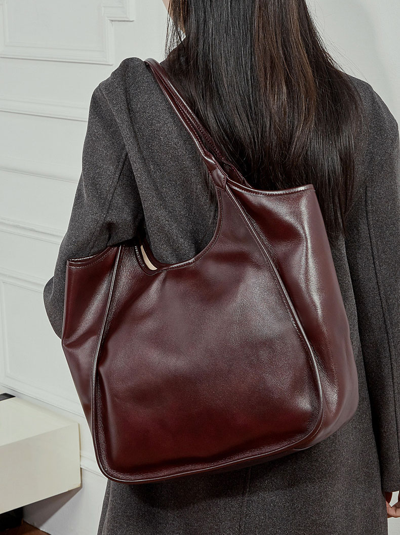 DEEPKEE original nubuck handmade full-grain genuine leather cowhide bag 头层牛皮大容量单肩包3230號