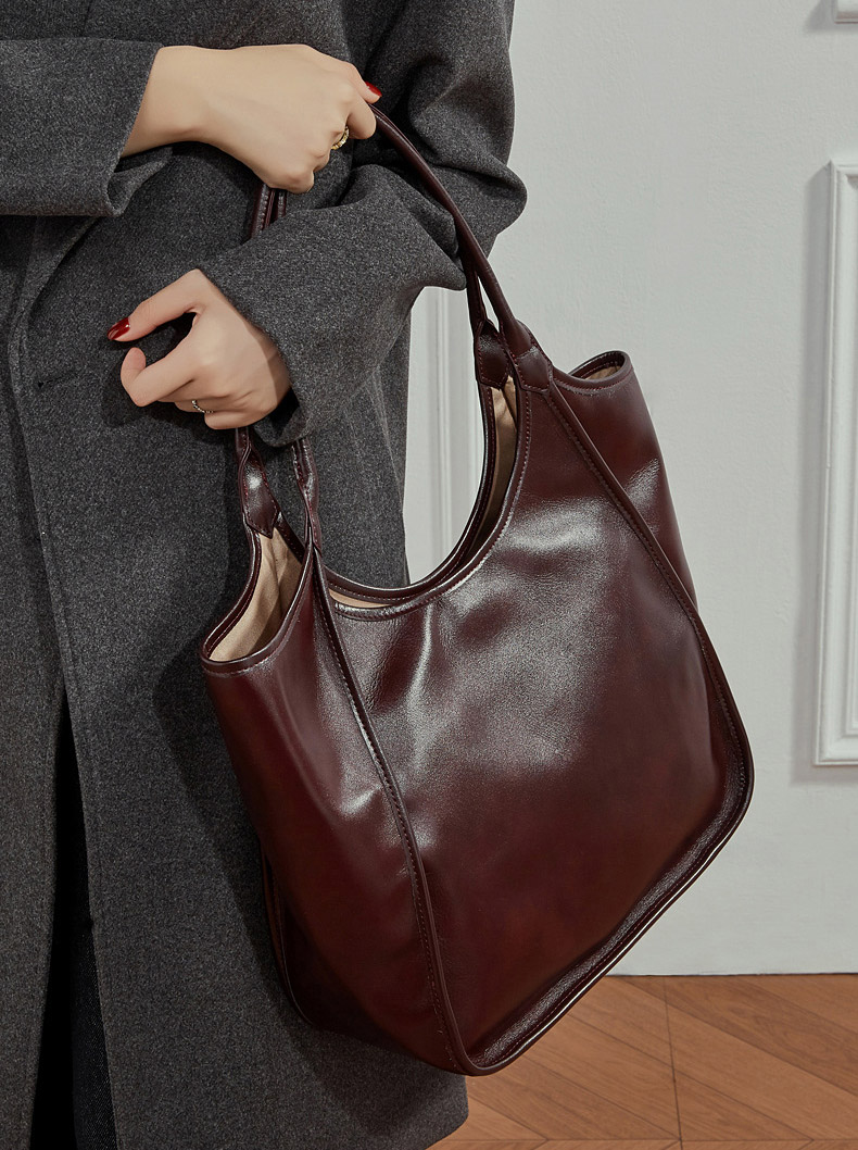 DEEPKEE original nubuck handmade full-grain genuine leather cowhide bag 头层牛皮大容量单肩包3230號