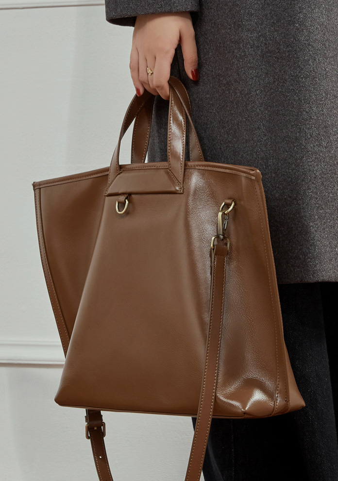 DEEPKEE original nubuck handmade full-grain genuine leather cowhide bag 頭層植鞣皮大容量手提單肩斜挎包 3231 號