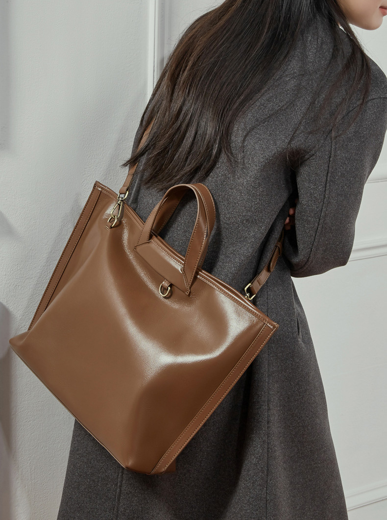 DEEPKEE original nubuck handmade full-grain genuine leather cowhide bag 頭層植鞣皮大容量手提單肩斜挎包 3231 號