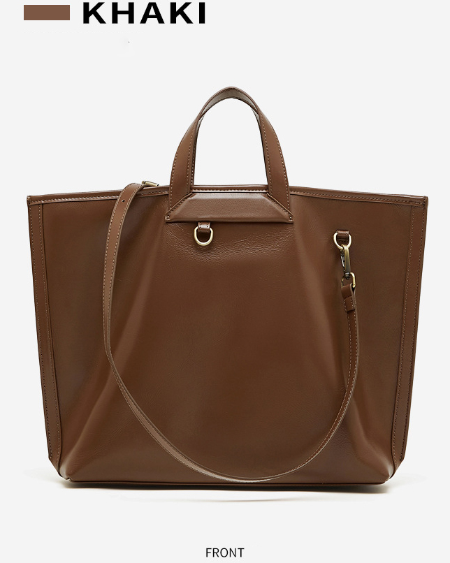 DEEPKEE original nubuck handmade full-grain genuine leather cowhide bag 頭層植鞣皮大容量手提單肩斜挎包 3231 號