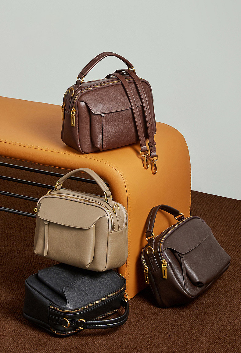 香港狄記皮具 狄記 原創真皮手工 ins郵差包 ins風格包包 頭層牛皮包包 皮革 原創手工真皮 皮件 DEEPKEE 復古真皮手工包