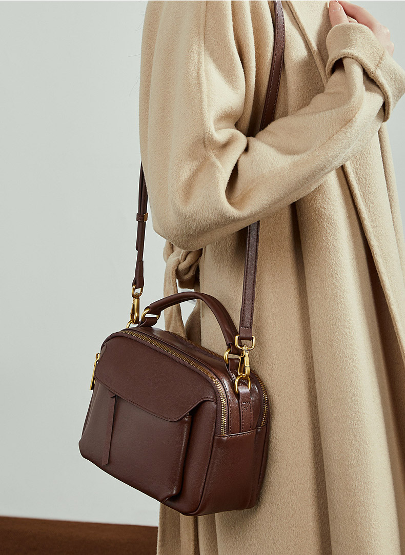 香港狄記皮具 狄記 原創真皮手工 ins郵差包 ins風格包包 頭層牛皮包包 皮革 原創手工真皮 皮件 DEEPKEE 復古真皮手工包