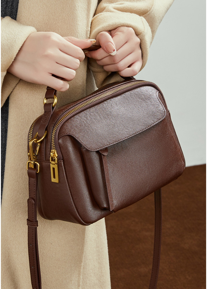 香港狄記皮具 狄記 原創真皮手工 ins郵差包 ins風格包包 頭層牛皮包包 皮革 原創手工真皮 皮件 DEEPKEE 復古真皮手工包